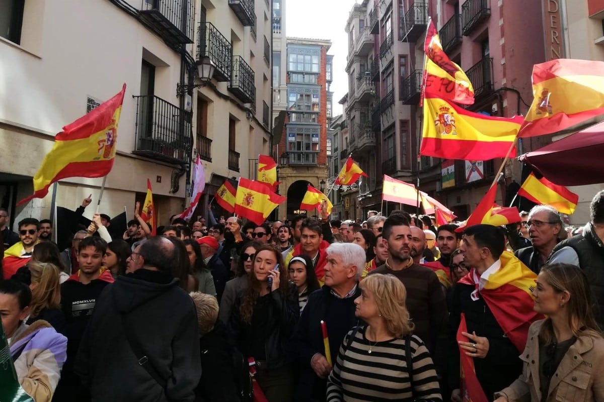 Manifestantes en Logroño. Europa Press.