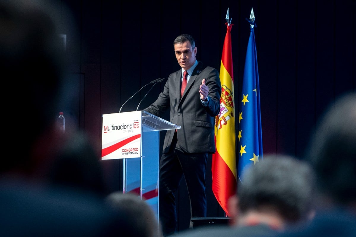 Pedro Sánchez en una imagen del martes. Europa Press.