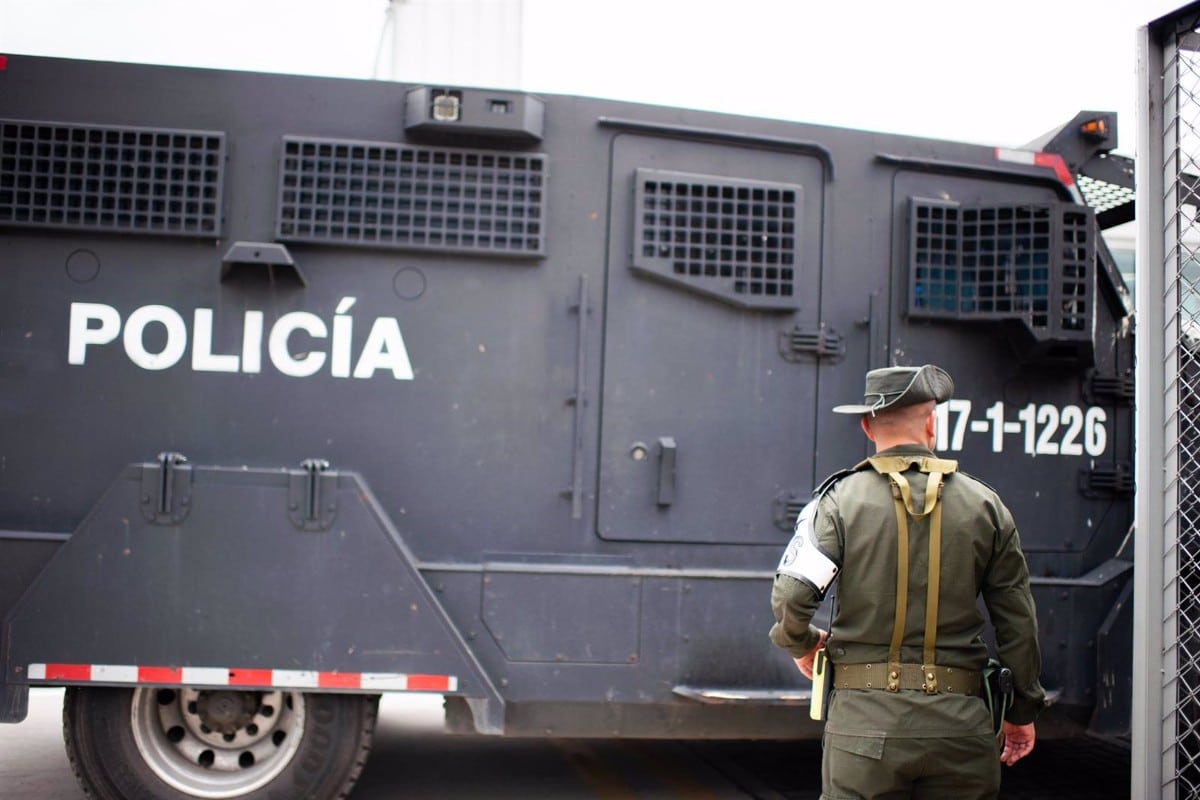 Policía colombiana. Europa Press.