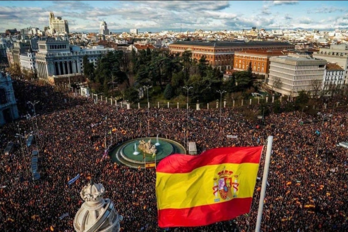 Dos millones de españoles toman las calles contra la amnistía y el golpe del PSOE