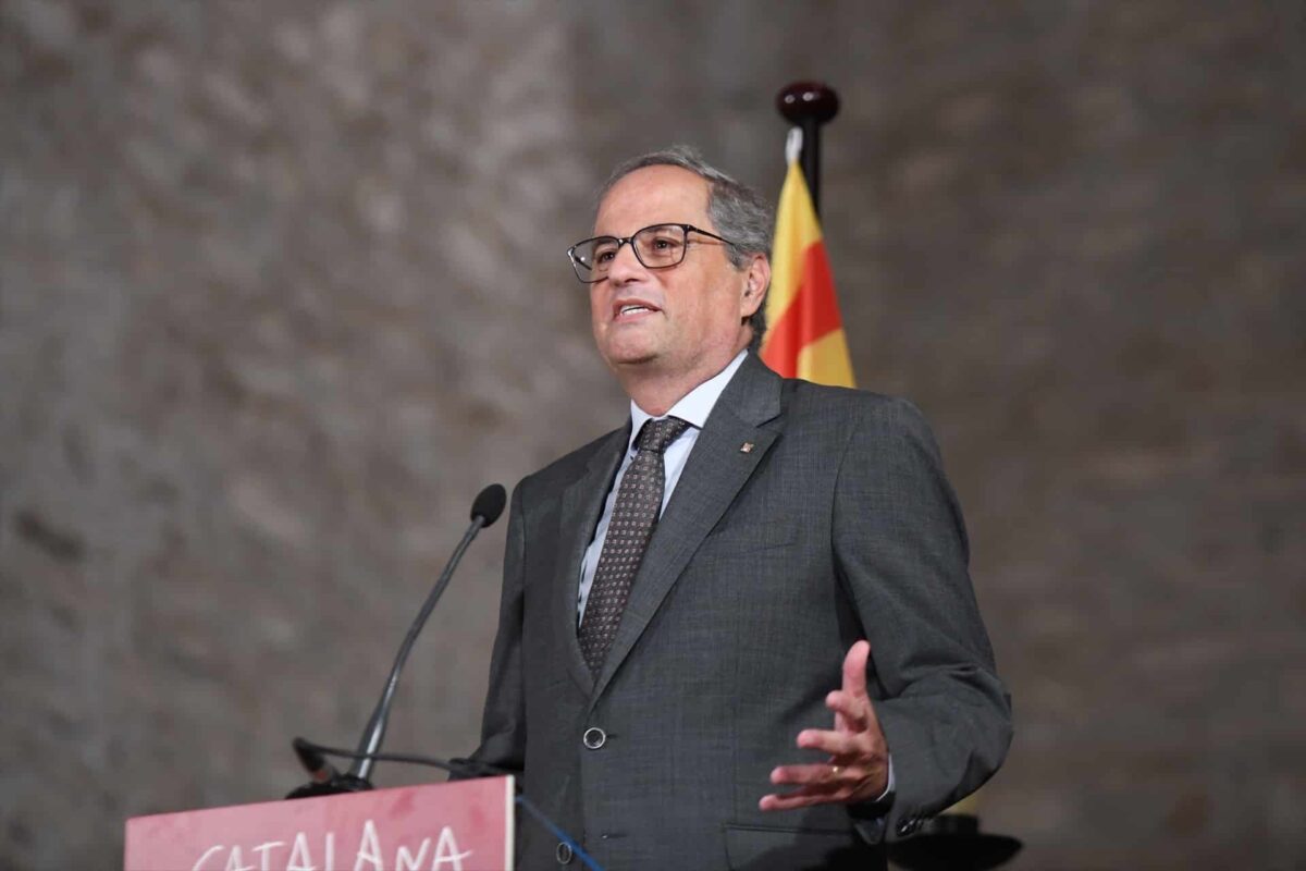 Torra apoyó a Tsunami Democràtic y ANC pocas semanas antes del asalto a El Prat