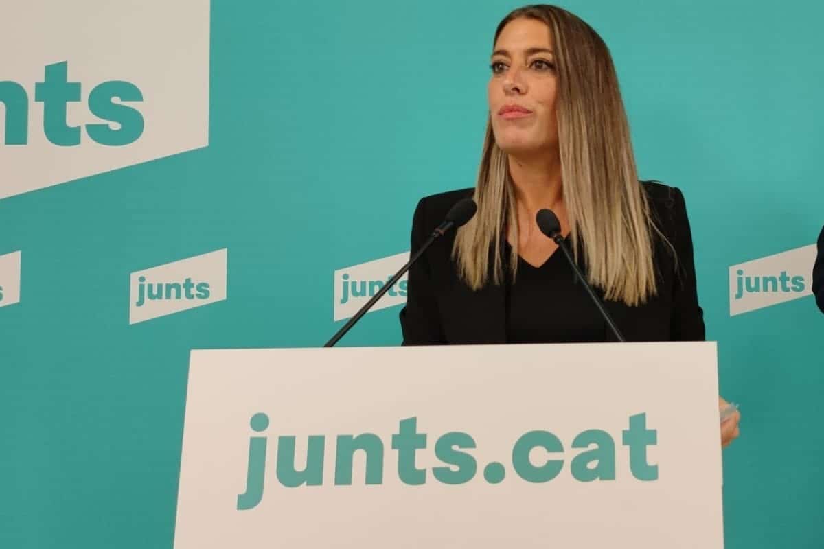 La portavoz de Junts, Miriam Nogueras. Europa Press.