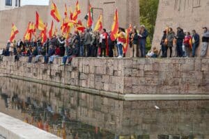 Manifestación convocada por DENAES en Colón. Europa Press.