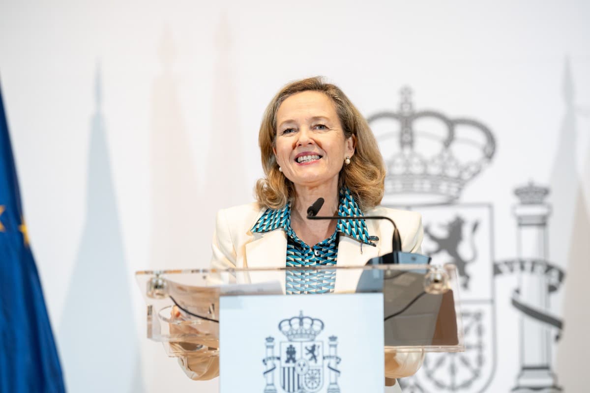 Nadia Calviño, ministra de Asuntos Económicos y Transformación Digital. Europa Press.
