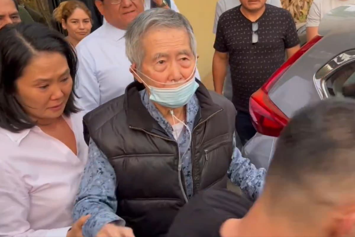 El expresidente de Perú Alberto Fujimori sale de la cárcel