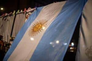 Bandera argentina. Europa Press.