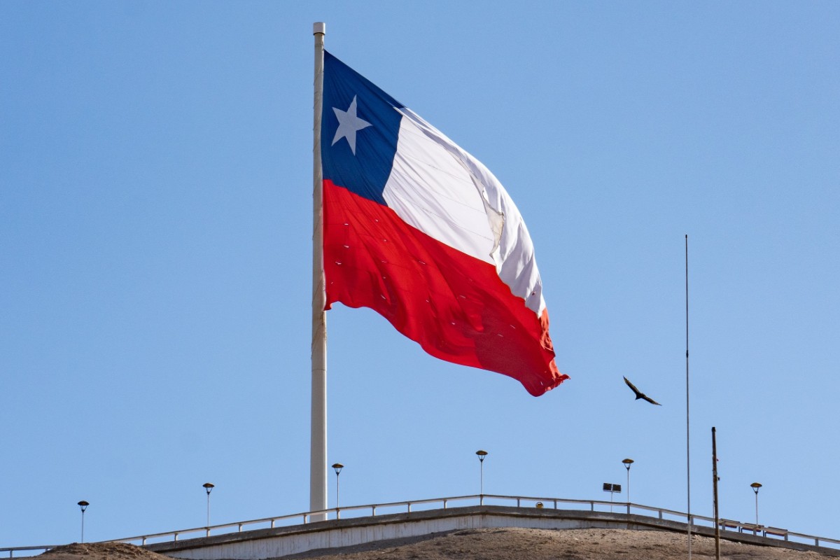 Bandera de Chile. Europa Press.