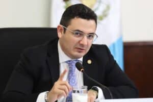 El presidente del Congreso de Guatemala, Samuel Pérez. Europa Press.