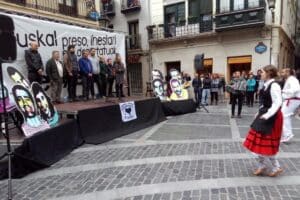 Homenaje al etarra Germán Urizar. Europa Press.