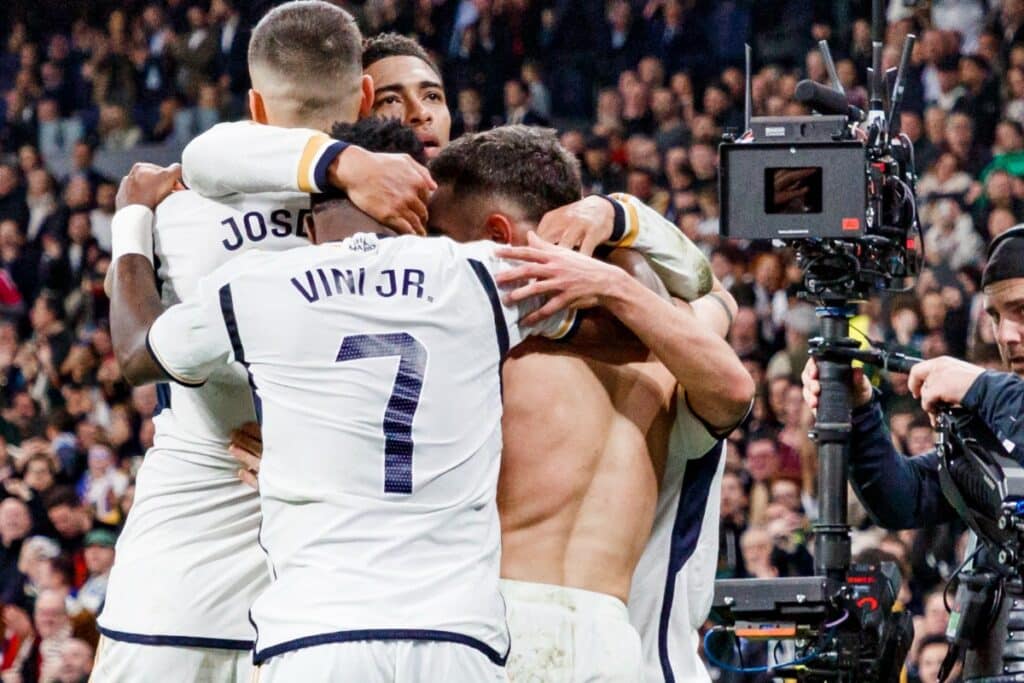 Imagen del Real Madrid vs Almería. Europa Press.