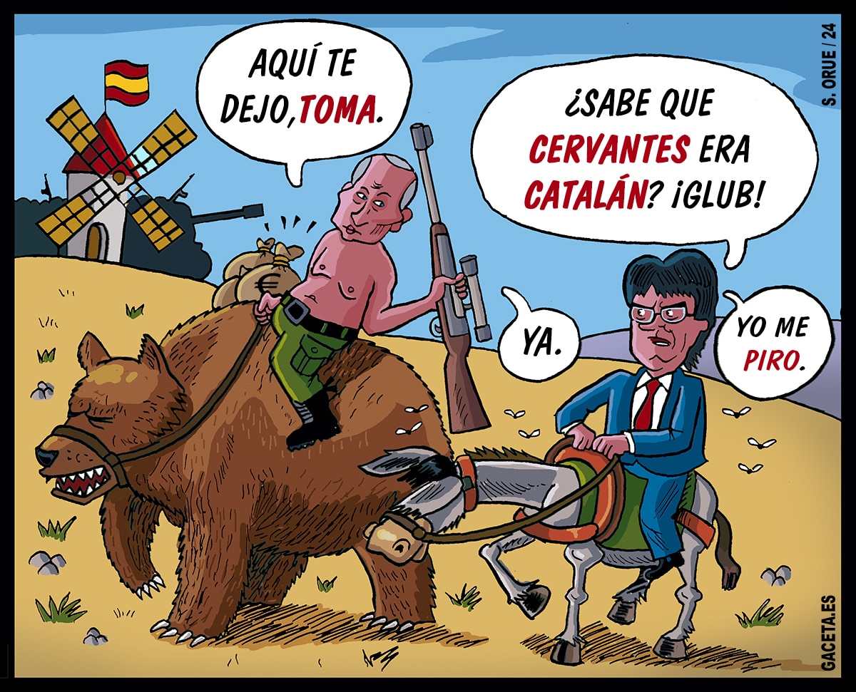 Puigdemont se reunió con emisarios de Putin para financiar el golpe de Estado en Cataluña