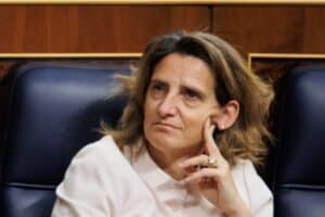 Teresa Ribera en una imagen reciente en el Congreso. Europa Press.