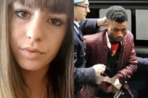 Pamela Mastropietro y su asesino, el inmigrante ilegal Innocent Oseghale.