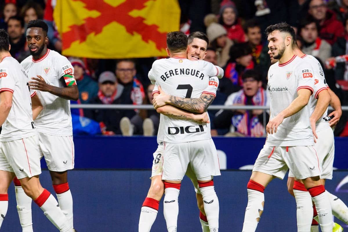 El Athletic vence 0-1 en el Metropolitano y toma ventaja en la semifinal de la Copa del Rey
