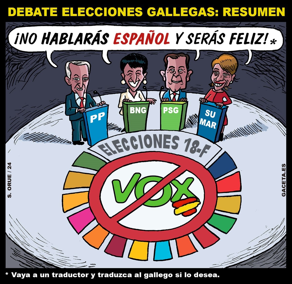 Debate en Galicia: resumen