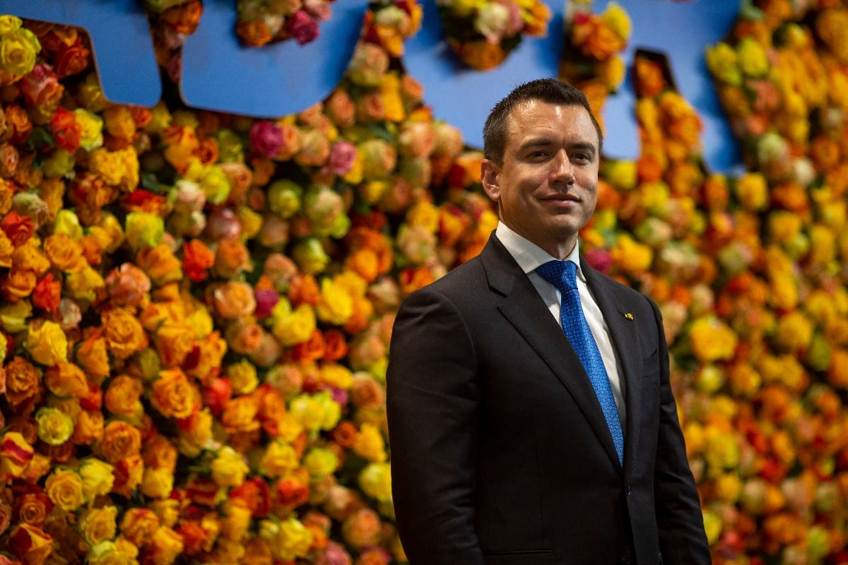 Noboa confirma que se presentará a la reelección en las presidenciales de 2025