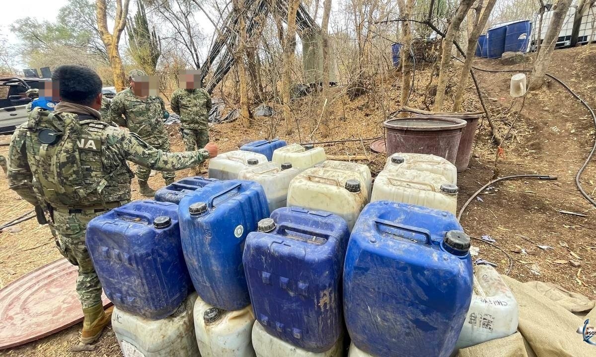 Incautadas más de 35 toneladas de metanfetamina en un laboratorio al norte de México