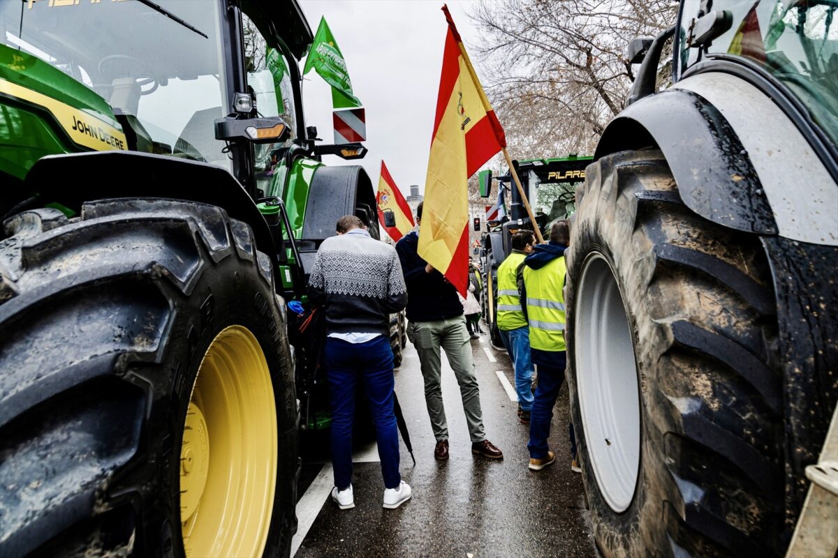 Más de 500 tractores y 100 autobuses se concentrarán este miércoles frente al Ministerio de Agricultura
