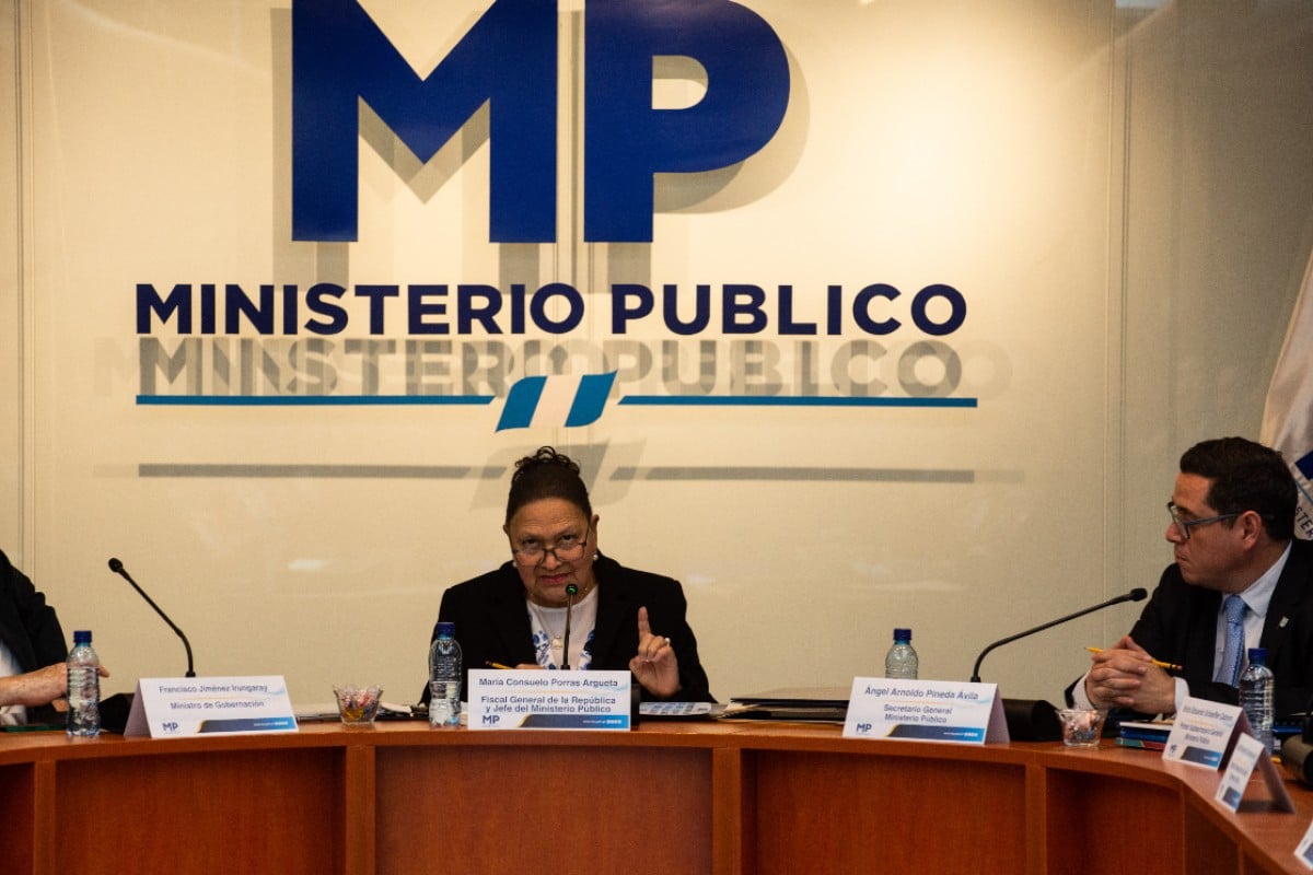 El Gobierno de Guatemala se querella contra la fiscal general y pide el retiro de su inmunidad
