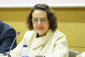 La todavía presidenta del Consejo de Estado, Magdalena Valerio. Europa Press.