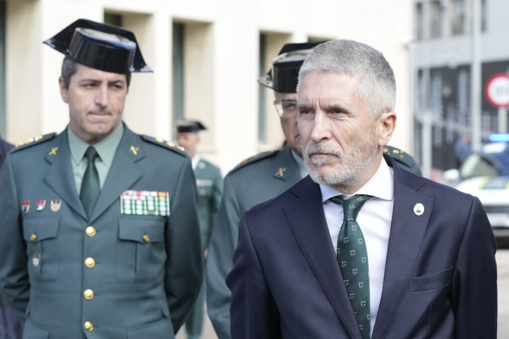 Marlaska este sábado en Cádiz. Europa Press.