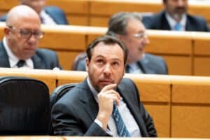 Óscar Puente en el Senado. Europa Press.