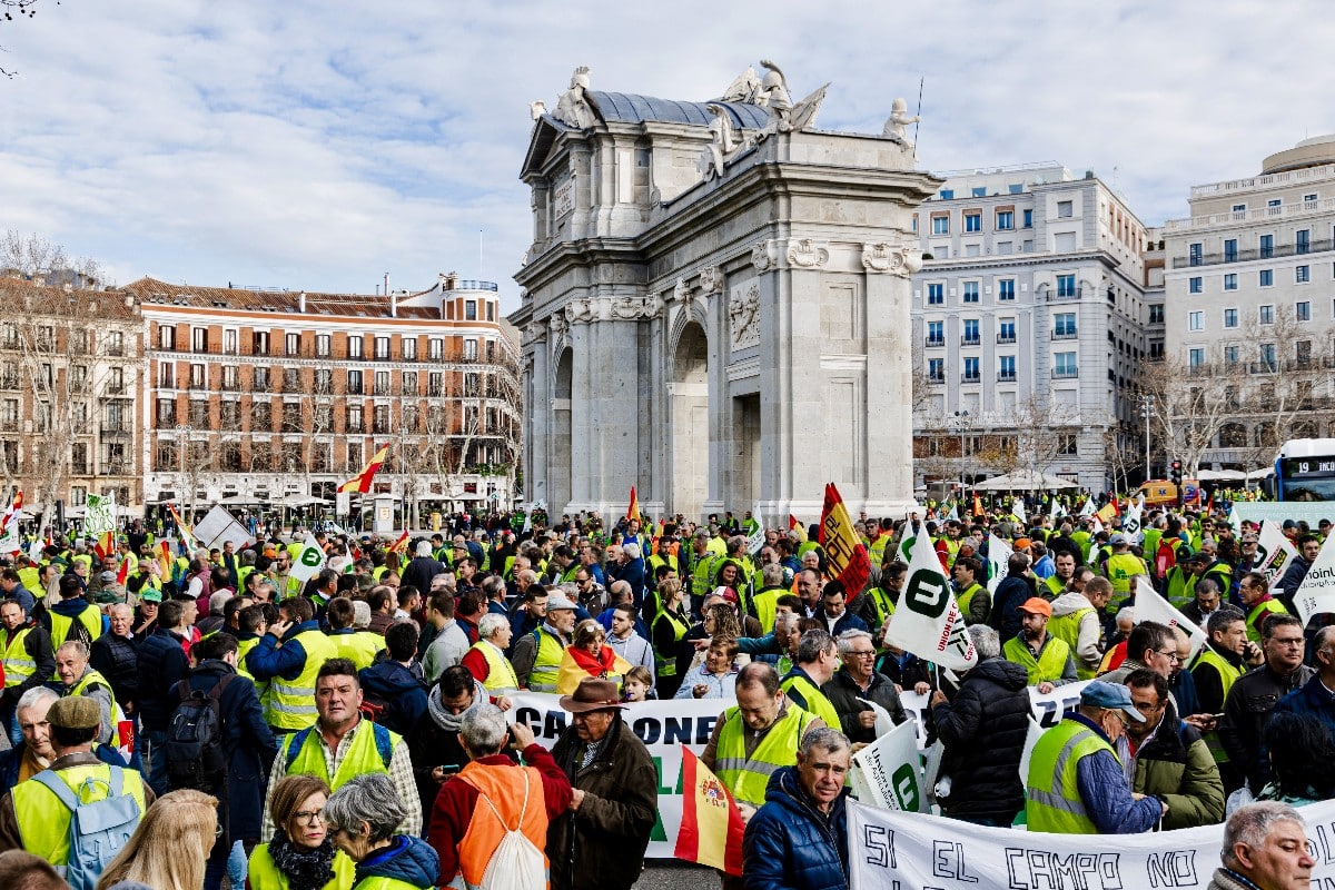 Más de 9.000 identificados para sanción y 51 detenidos: el balance hasta este miércoles de las protestas del sector agrario contra el Pacto Verde