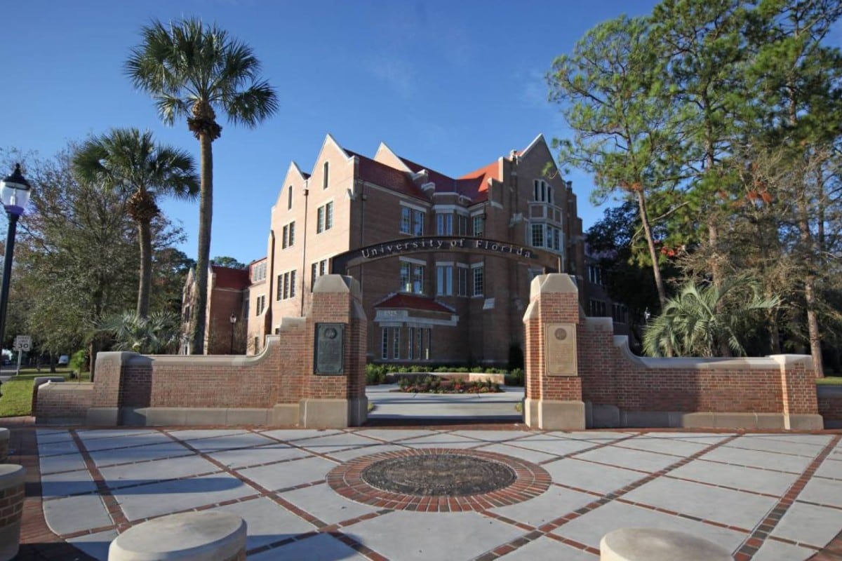 Campus de la Universidad de Florida. Web University of Florida.
