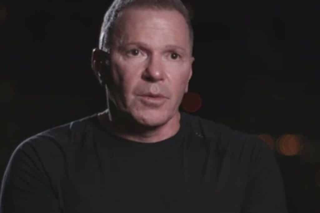 Dimitri Piterman en un documental para Movistar.