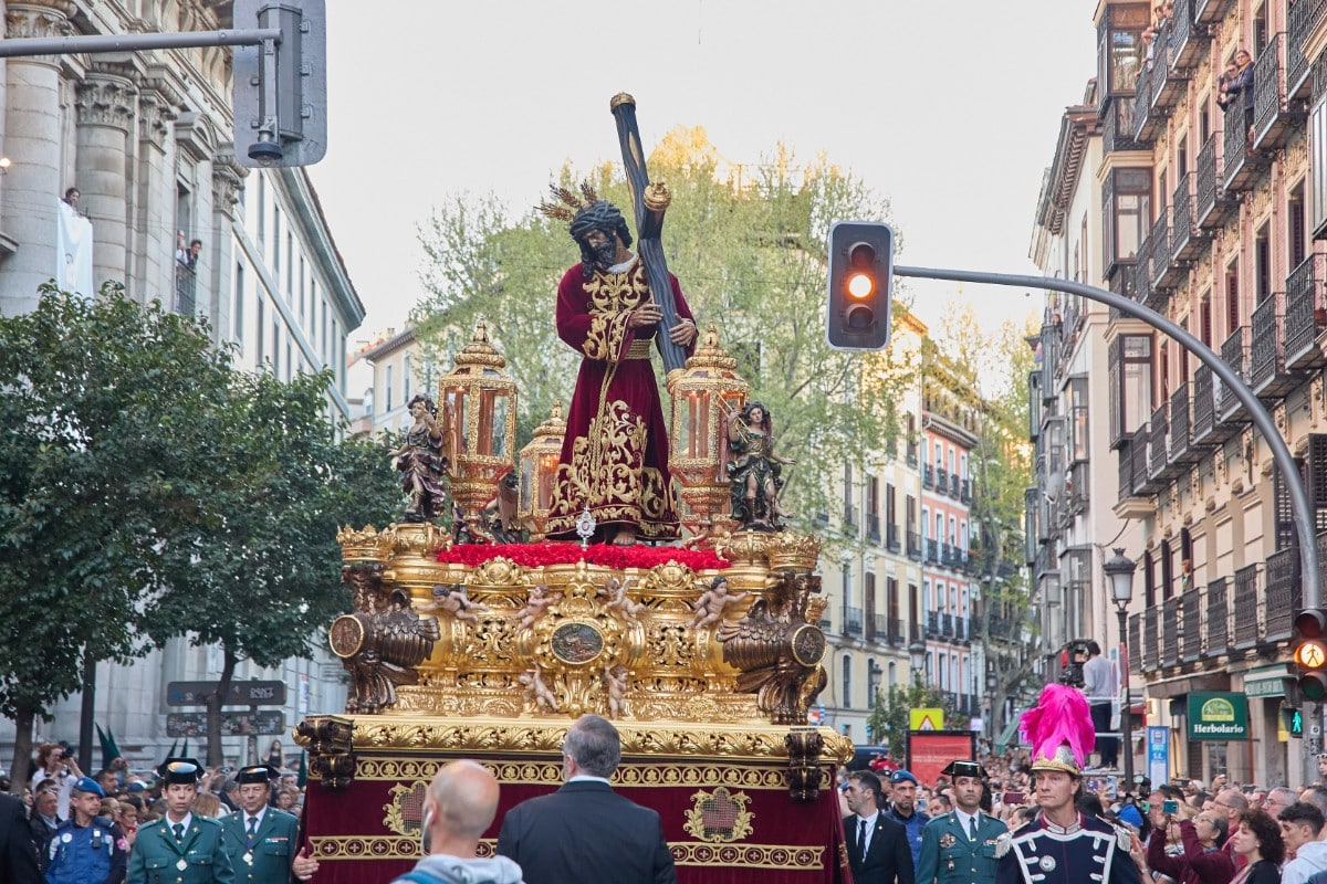 Suspendidas en Madrid las procesiones del Gran Poder y Macarena, el Divino Cautivo y el Pobre por la lluvia