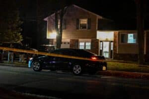 Imagen de la Policía de Illinois tras el ataque con arma blanca. Europa Press.
