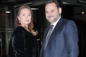 José Luis Ábalos con su tercera exmujer, Carolina Perles. X.