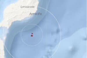 Radar de salvamento marítimo cuando se localizó la segunda embarcación de inmigrantes ilegales llegando a Lanzarote. Europa Press.