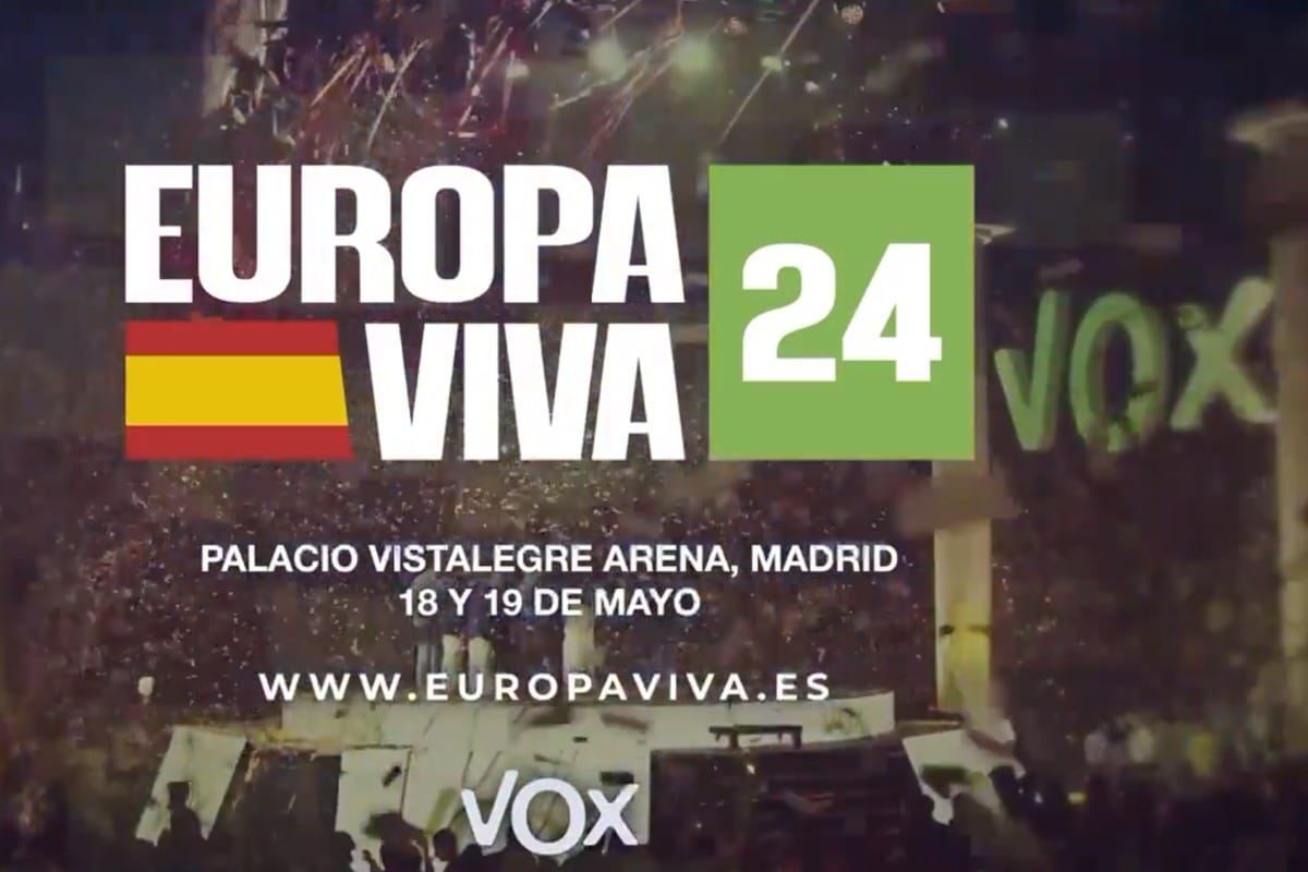 VOX celebrará la convención Europa VIVA 24 los días 18 y 19 de mayo en el Palacio de Vistalegre de Madrid