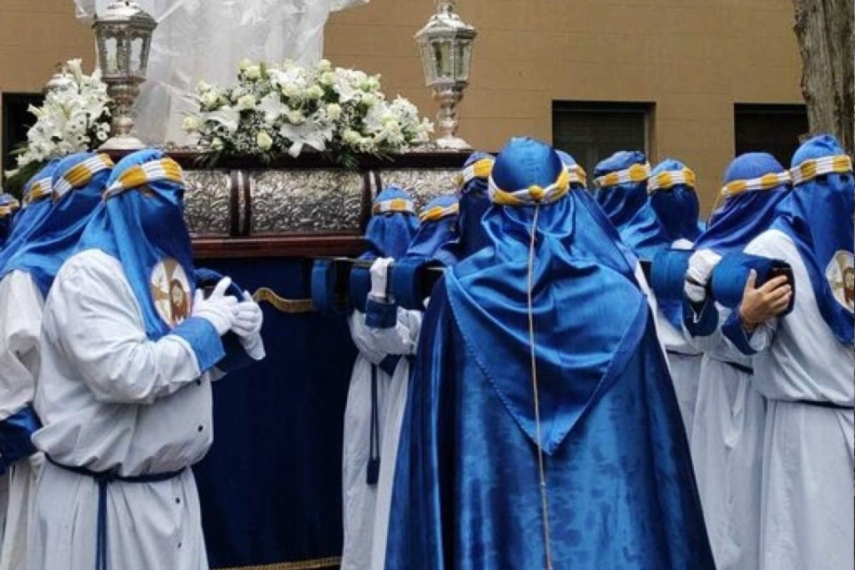 Logroño | La lluvia provoca la suspensión de la procesión del Santo Cristo Resucitado