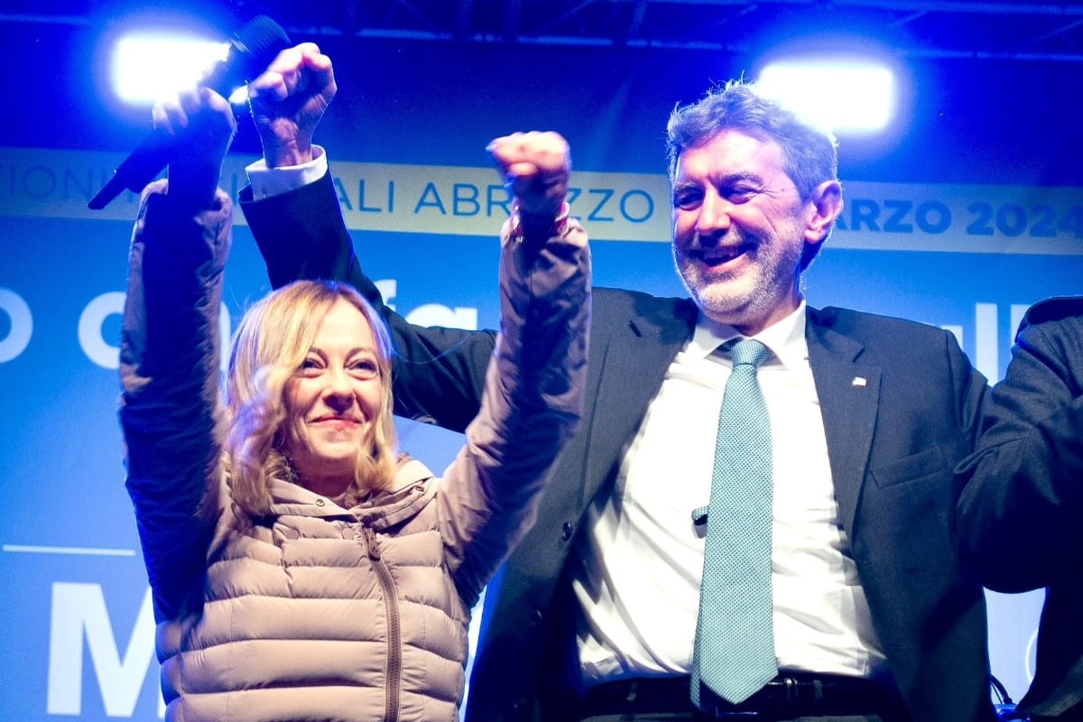 Fratelli d’Italia revalida su mandato en la región de Abruzos y suma así un nuevo triunfo electoral