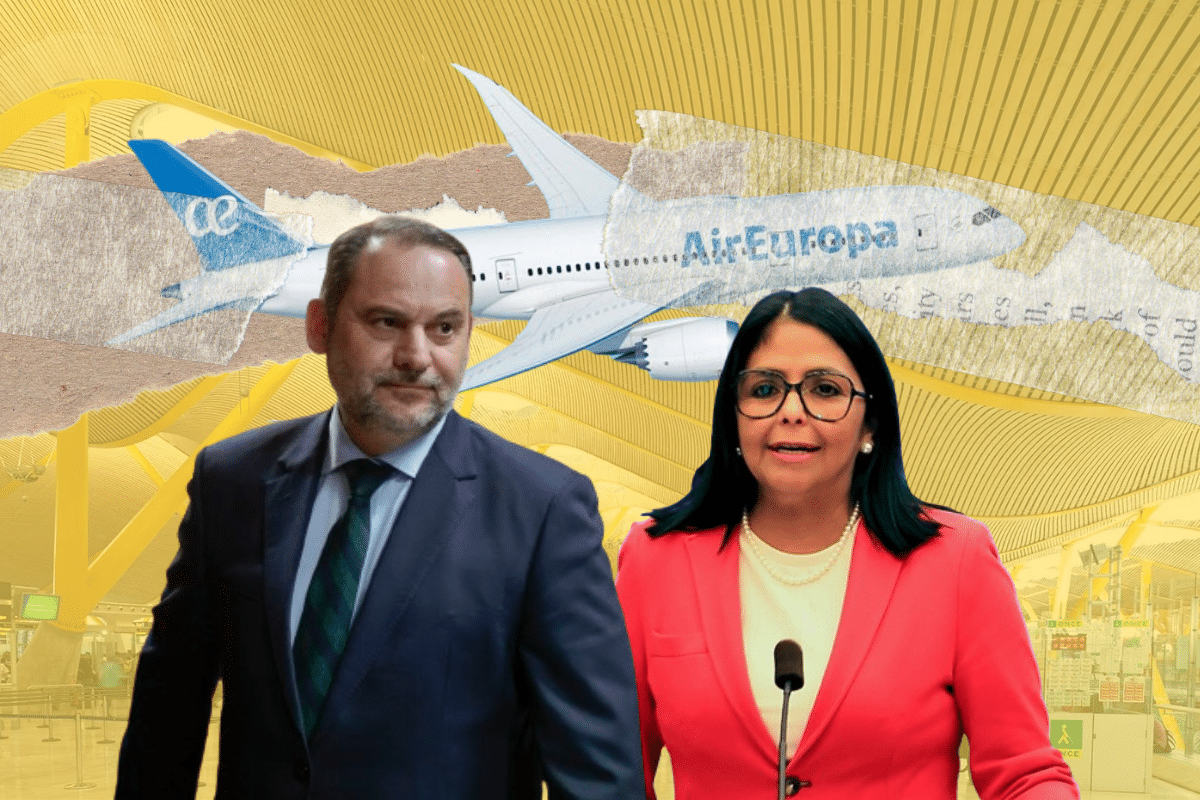 Delcy Rodríguez entró ilegalmente en España con 40 maletas mientras Aldama negociaba que Venezuela pagase a Air Europa 176 millones