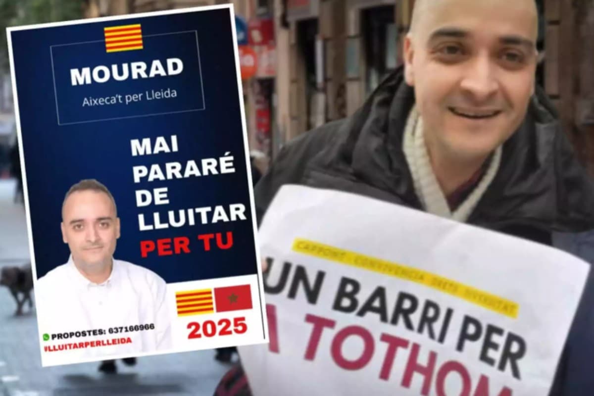 Mourad El Boudouhi, el musulmán partidario del burka que quiere presentarse a las próximas elecciones catalanas