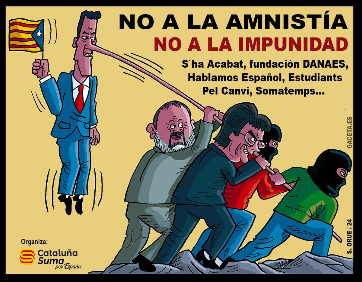 Protestas convocadas este fin de semana en Madrid y Barcelona contra la amnistía