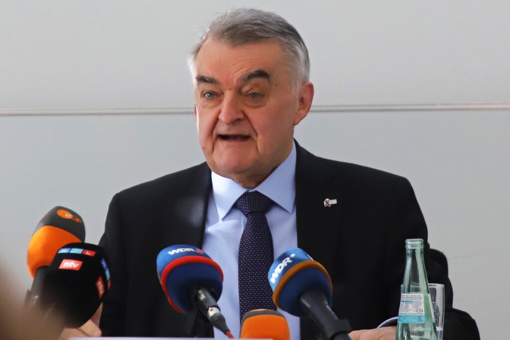 Alemania crea un centro policial para gestionar la seguridad durante la Eurocopa 2024. Hebert Reul. Europa Press.