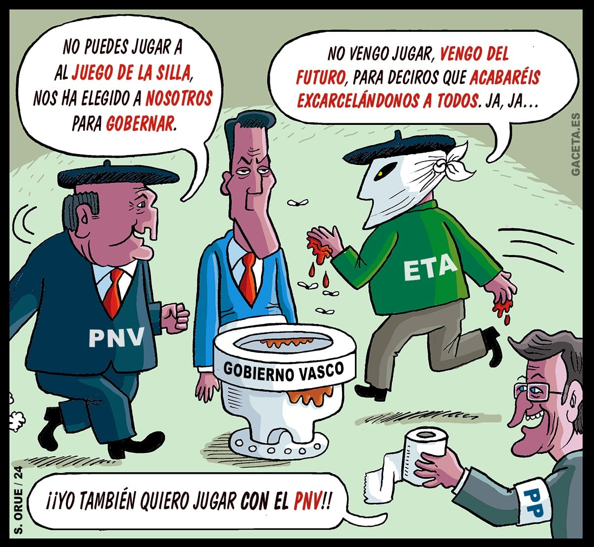 El PNV gana otros cuatro a la espera de que Bildu acabe gobernando en el País Vasco