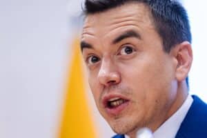 - El presidente de la República de Ecuador, Daniel Noboa