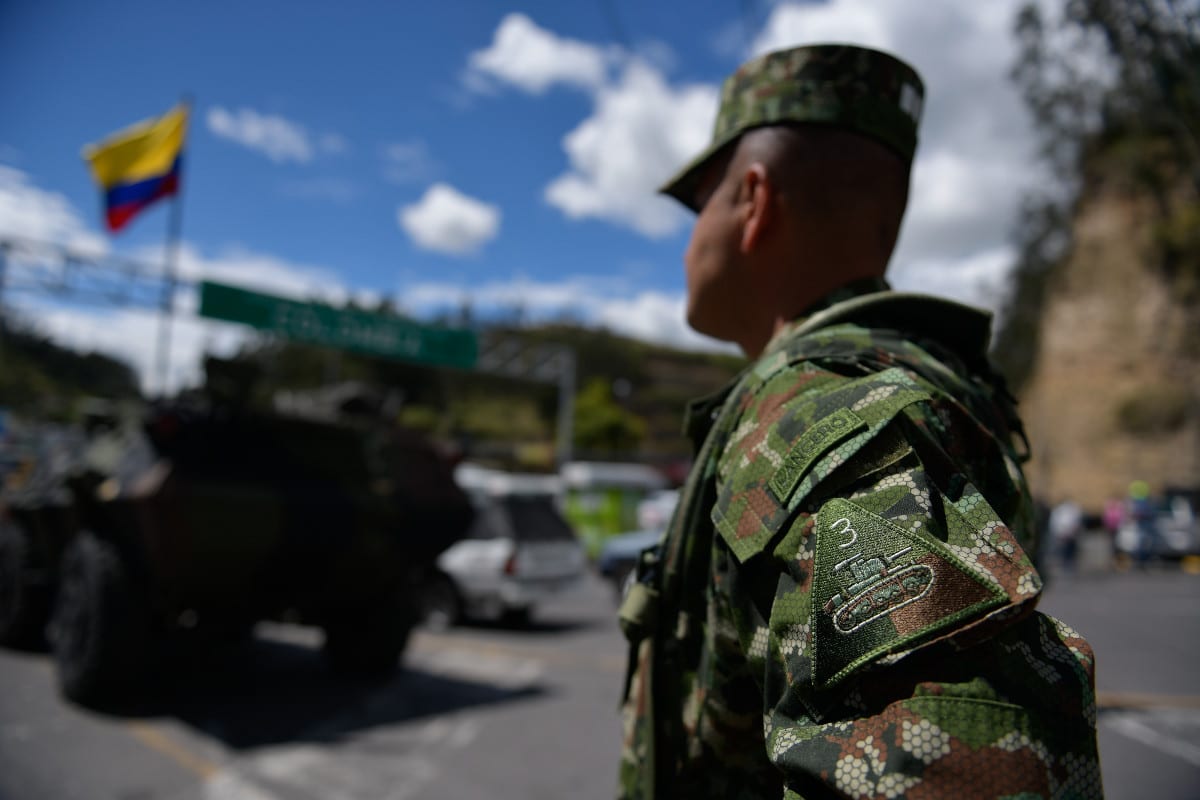 El Ejército abate a 15 integrantes de las disidencias de las FARC en el suroeste de Colombia