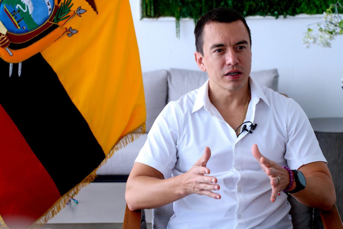 Noboa afirma que no se arrepiente de haber ordenado el ingreso a la Embajada de México en Quito