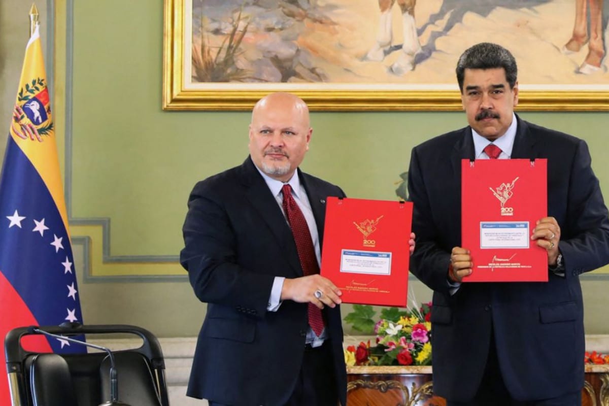 Maduro recibe en Caracas al fiscal jefe de la CPI para avanzar en «un plan de trabajo»