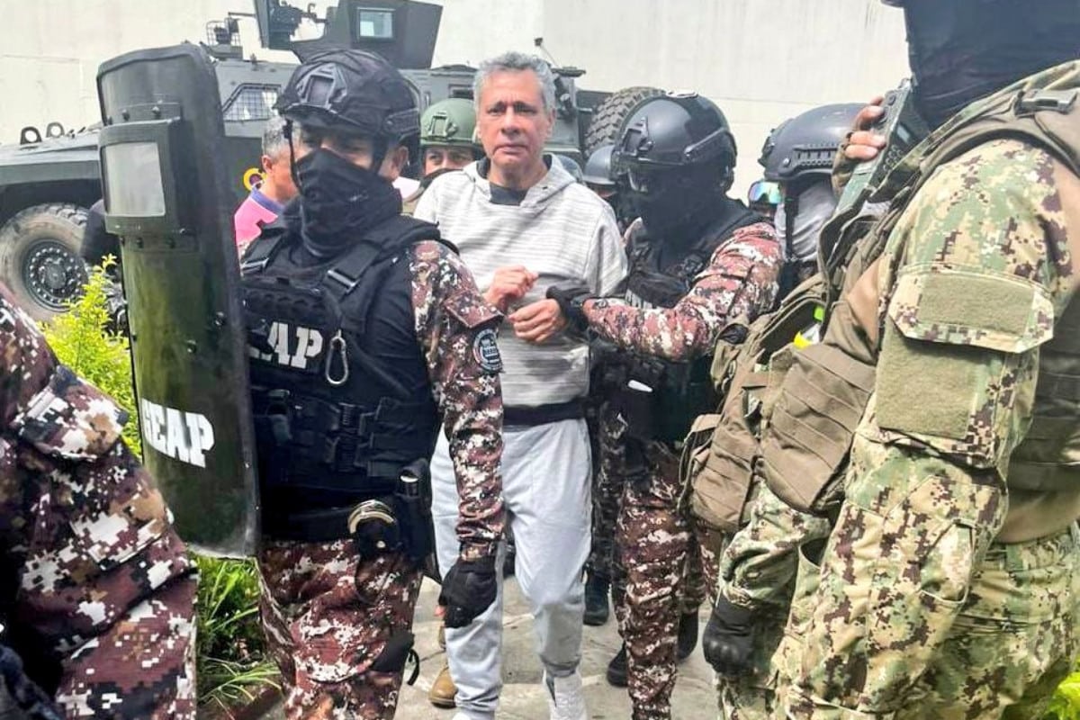 El exvicepresidente de Ecuador Jorge Glas vuelve a la cárcel tras recibir el alta hospitalaria
