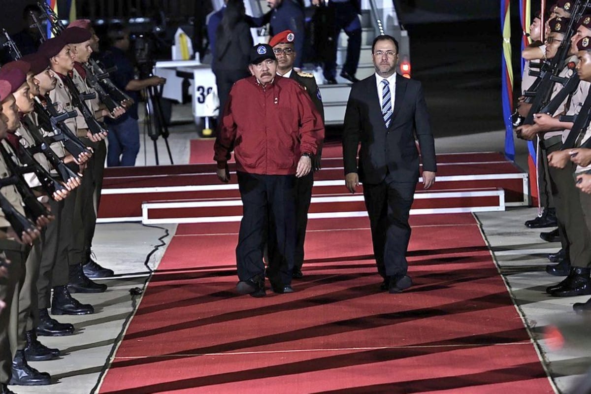 Ortega, Díaz-Canel y Arce llegan a Caracas para respaldar a Maduro durante un encuentro de la ALBA