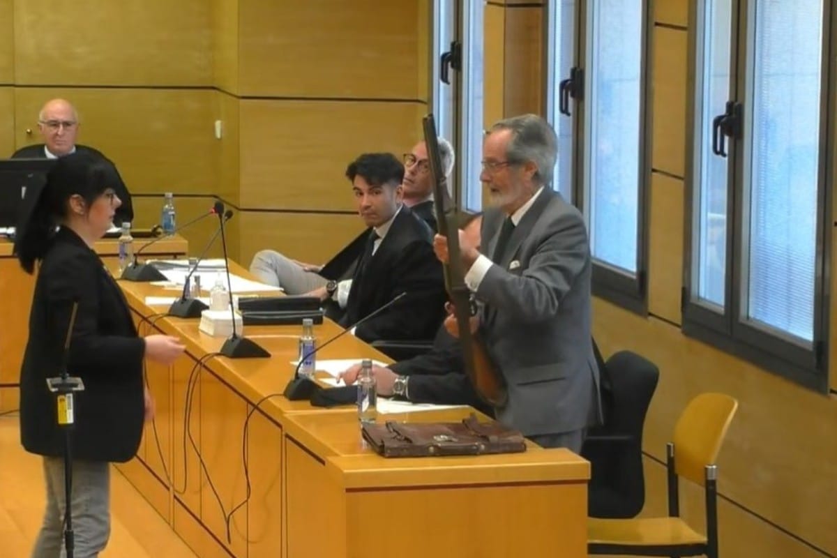 José Lomas durante el juicio. Europa Press.