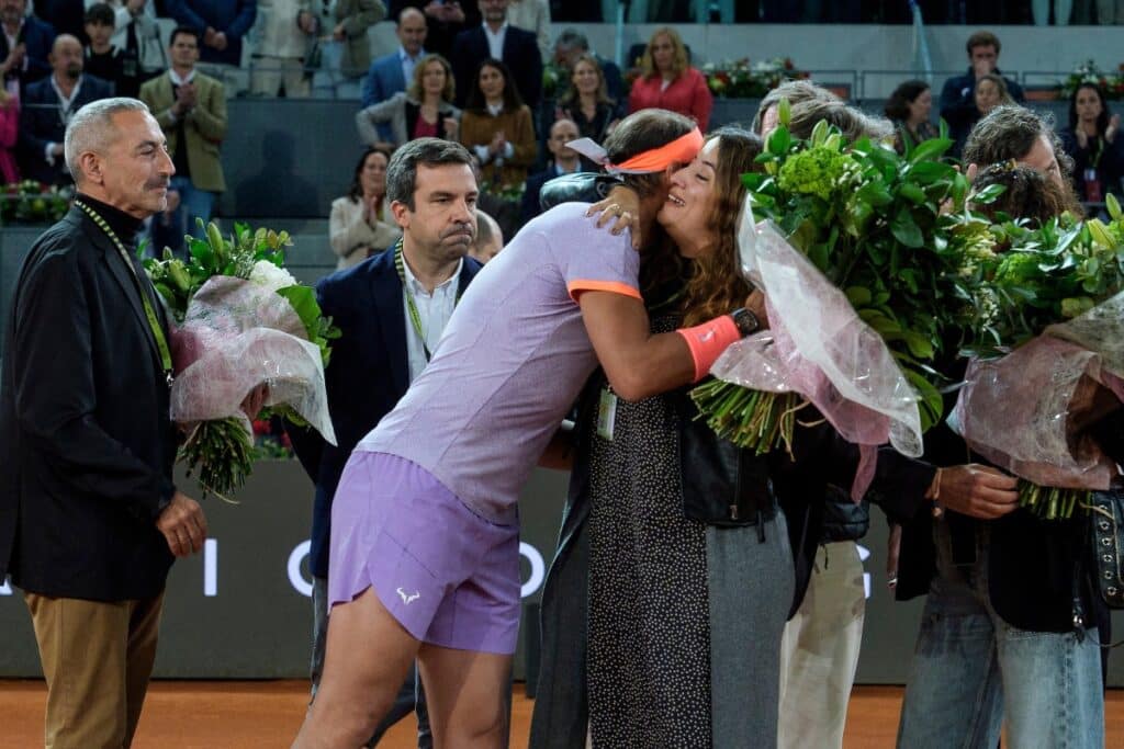 Madrid Open homenajea a Sergio Delgado, el trabajador del torneo asesinado recientemente por un ultraizquierdista en Burgos. Europa Press.