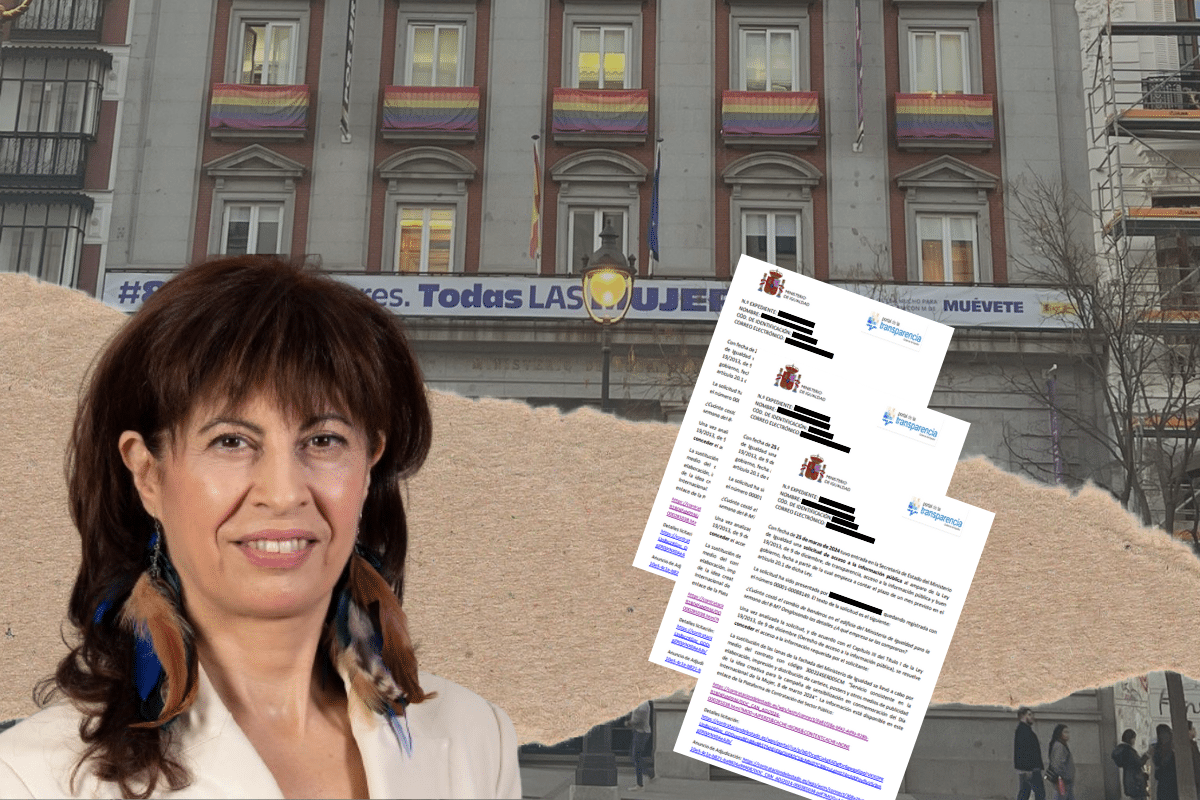 La ministra de Igualdad se gastó 17.500 euros en cambiar las banderas del balcón para el 8M